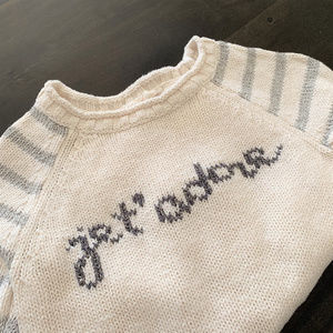 Anthropologie Moth Je t'adore sweater